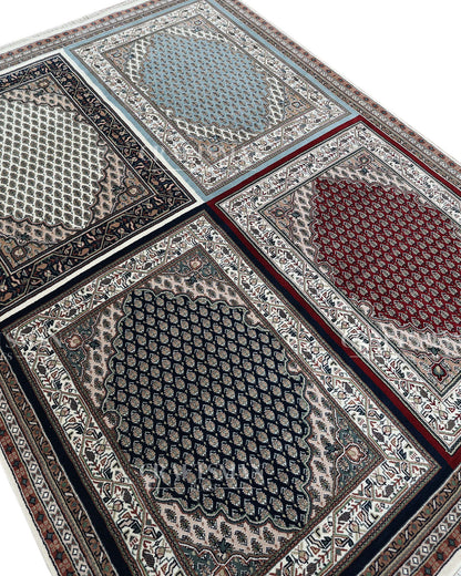5x8 feet Vintage Hand-Knotted Wool Rug | One-of-a-Kind | Craftsman Rugs