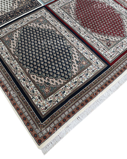 5x8 feet Vintage Hand-Knotted Wool Rug | One-of-a-Kind | Craftsman Rugs