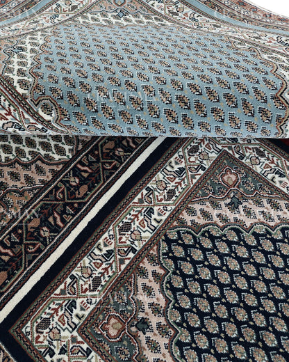 5x8 feet Vintage Hand-Knotted Wool Rug | One-of-a-Kind | Craftsman Rugs