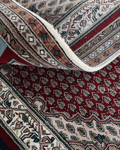 5x8 feet Vintage Hand-Knotted Wool Rug | One-of-a-Kind | Craftsman Rugs