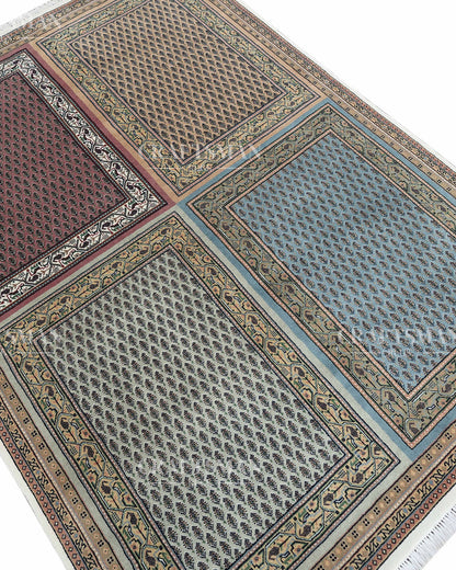 5x8 feet Vintage Hand-Knotted Wool Rug | One-of-a-Kind | Craftsman Rugs