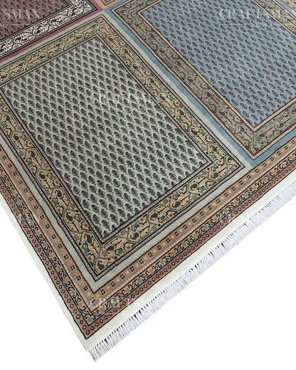 5x8 feet Vintage Hand-Knotted Wool Rug | One-of-a-Kind | Craftsman Rugs