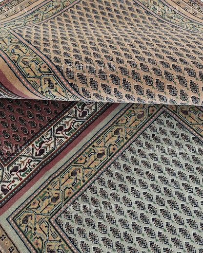 5x8 feet Vintage Hand-Knotted Wool Rug | One-of-a-Kind | Craftsman Rugs