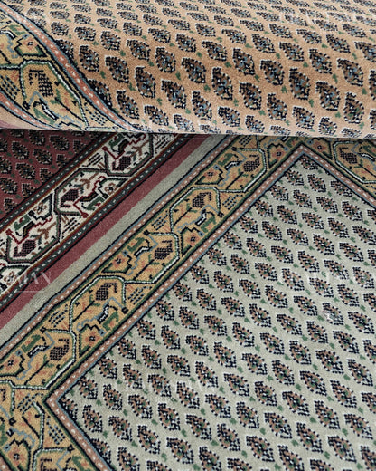 5x8 feet Vintage Hand-Knotted Wool Rug | One-of-a-Kind | Craftsman Rugs