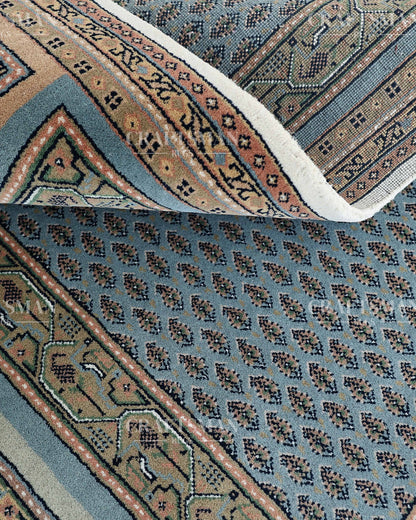 5x8 feet Vintage Hand-Knotted Wool Rug | One-of-a-Kind | Craftsman Rugs