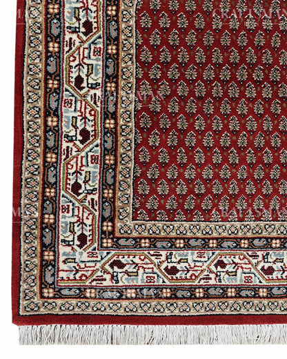 4x6 feet Vintage Hand-Knotted Wool Rug | One-of-a-Kind | Craftsman Rugs
