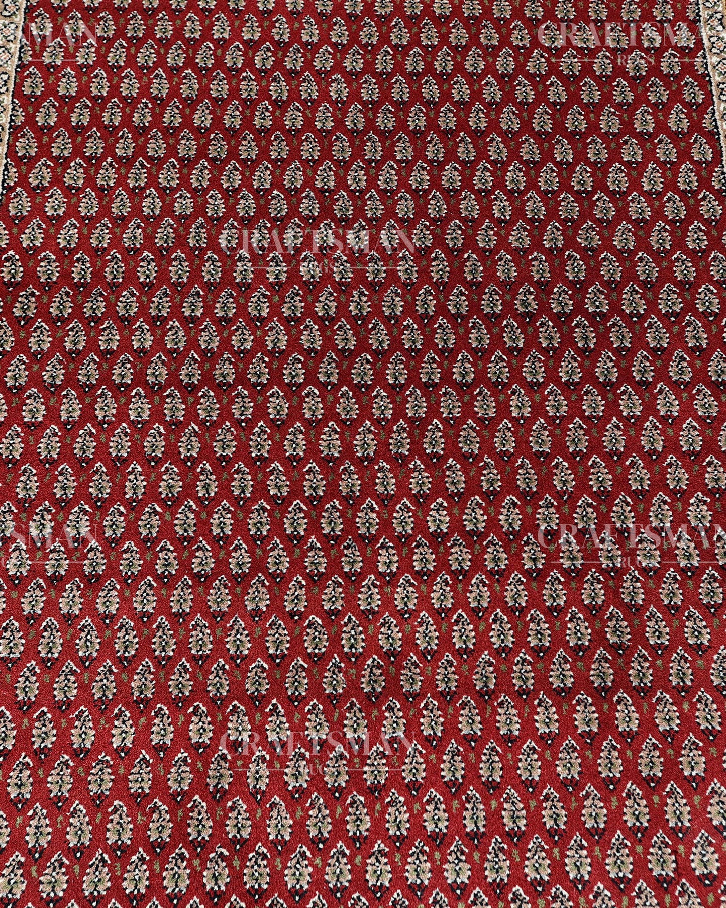 4x6 feet Vintage Hand-Knotted Wool Rug | One-of-a-Kind | Craftsman Rugs