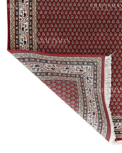 4x6 feet Vintage Hand-Knotted Wool Rug | One-of-a-Kind | Craftsman Rugs