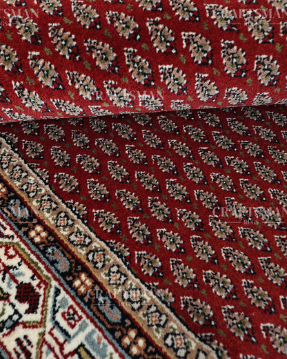4x6 feet Vintage Hand-Knotted Wool Rug | One-of-a-Kind | Craftsman Rugs