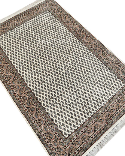 4x6 feet Vintage Hand-Knotted Wool Rug | One-of-a-Kind | Craftsman Rugs