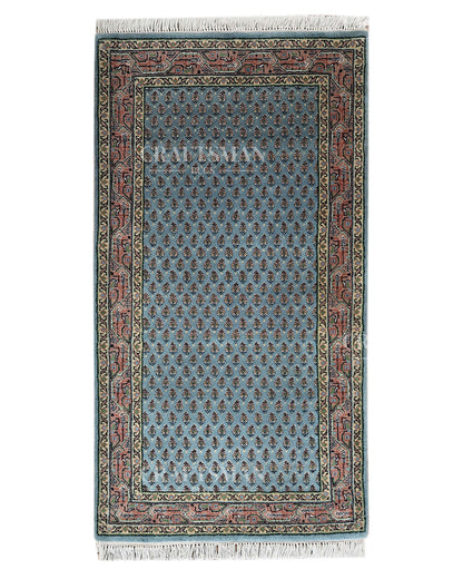 2.3x4.5 feet Vintage Hand-Knotted Wool Rug | One-of-a-Kind | Craftsman Rugs