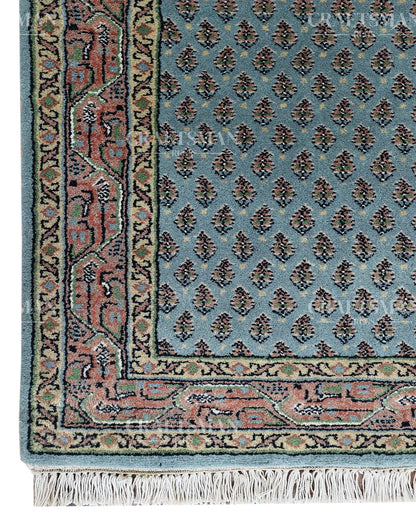 2.3x4.5 feet Vintage Hand-Knotted Wool Rug | One-of-a-Kind | Craftsman Rugs