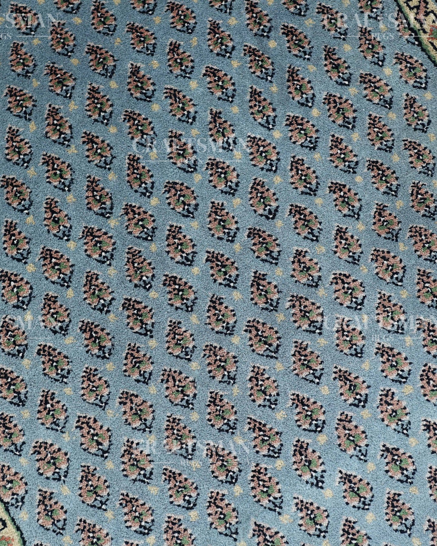 2.3x4.5 feet Vintage Hand-Knotted Wool Rug | One-of-a-Kind | Craftsman Rugs