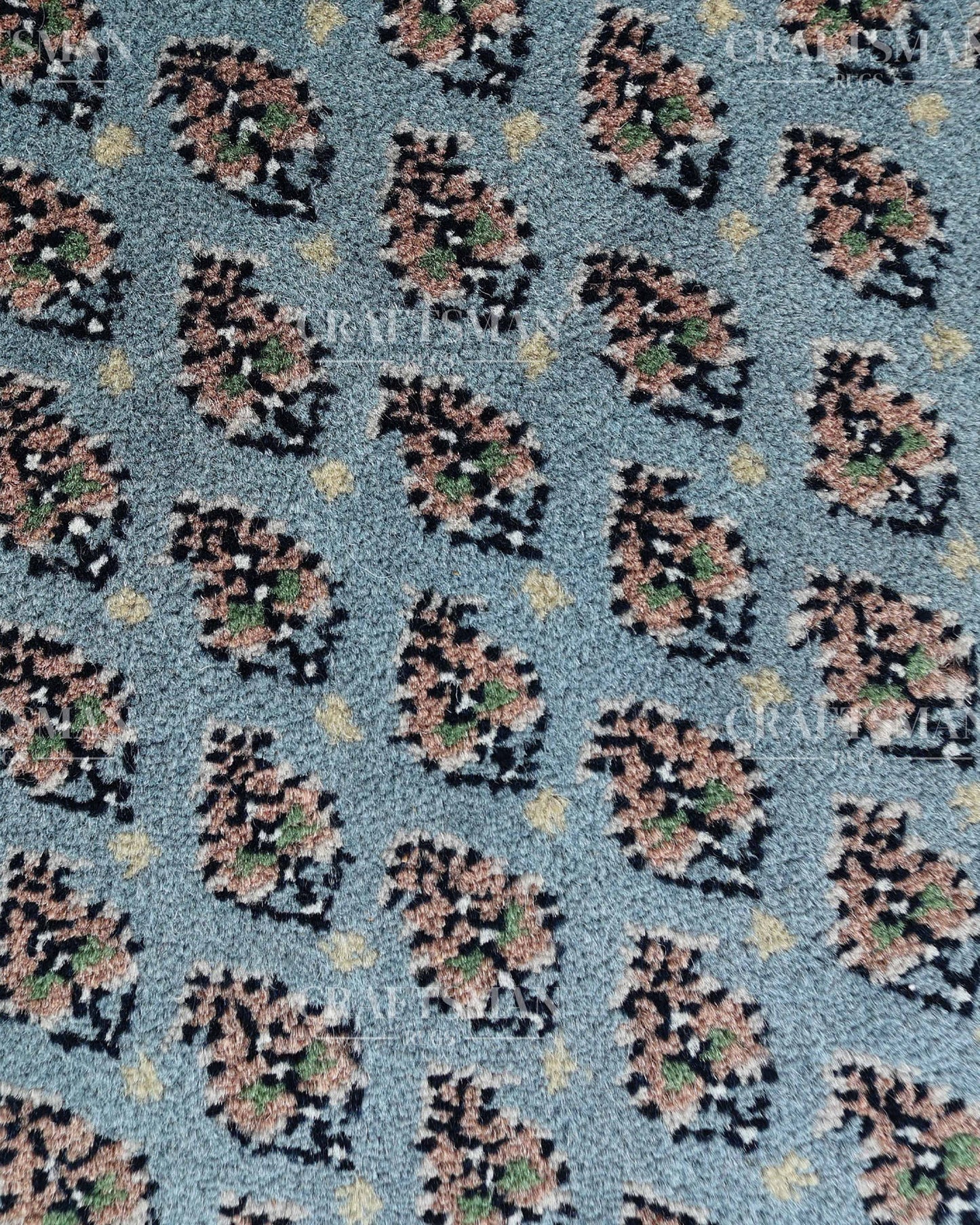 2.3x4.5 feet Vintage Hand-Knotted Wool Rug | One-of-a-Kind | Craftsman Rugs