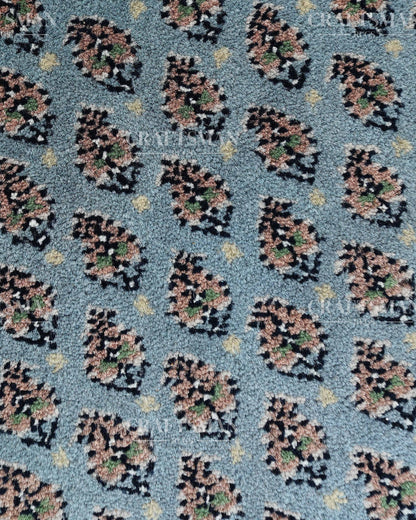 2.3x4.5 feet Vintage Hand-Knotted Wool Rug | One-of-a-Kind | Craftsman Rugs
