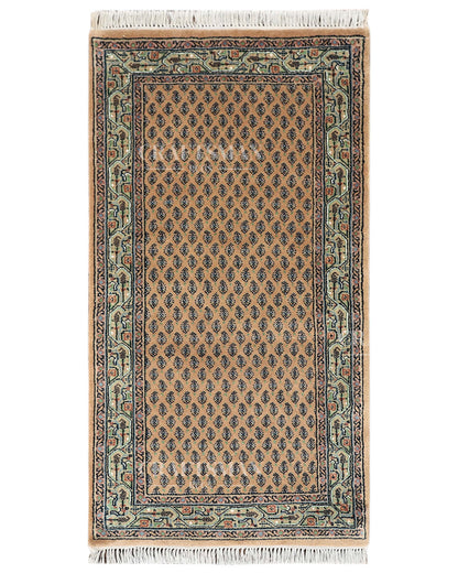2.3x4.5 feet Vintage Hand-Knotted Wool Rug | One-of-a-Kind | Craftsman Rugs