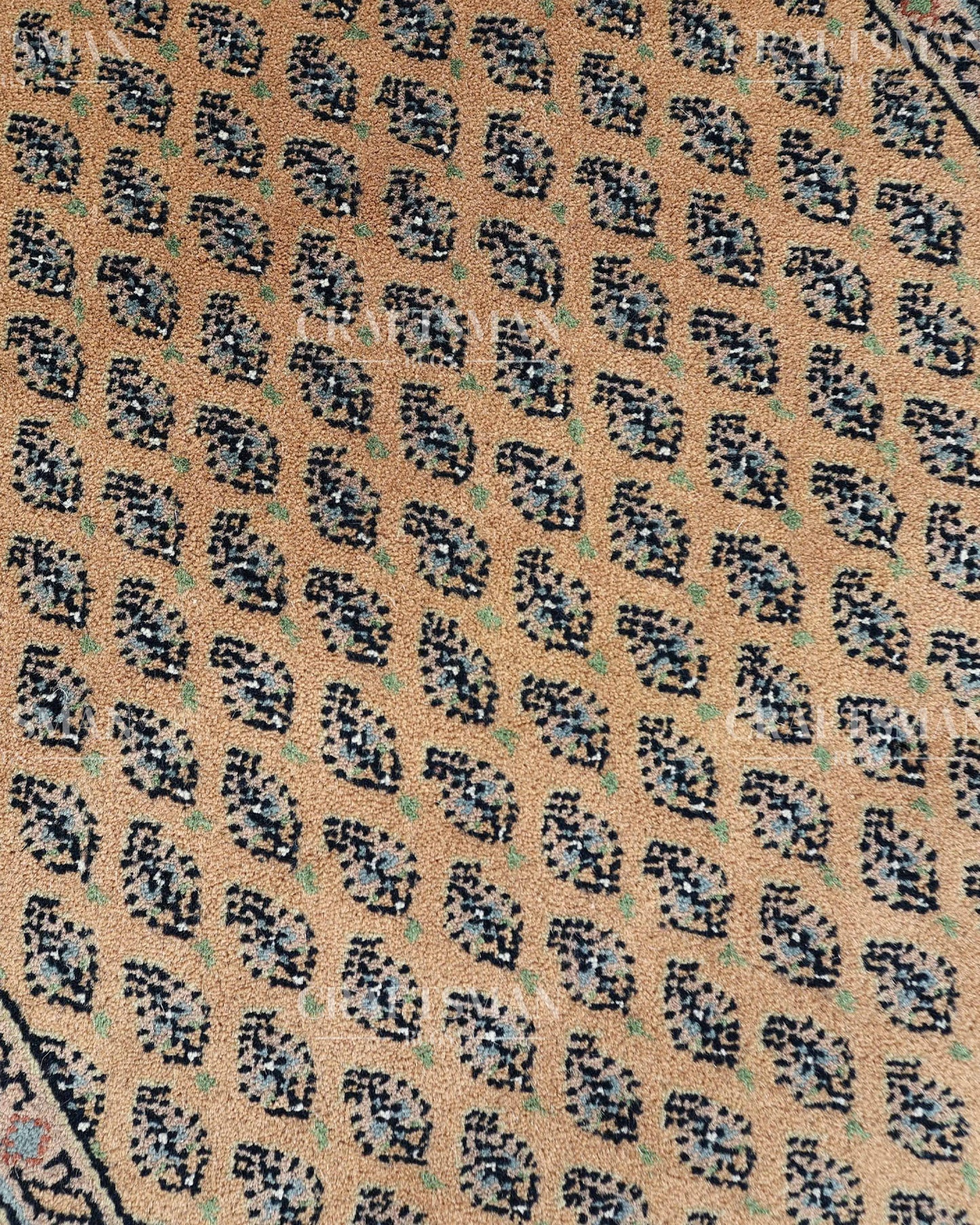 2.3x4.5 feet Vintage Hand-Knotted Wool Rug | One-of-a-Kind | Craftsman Rugs