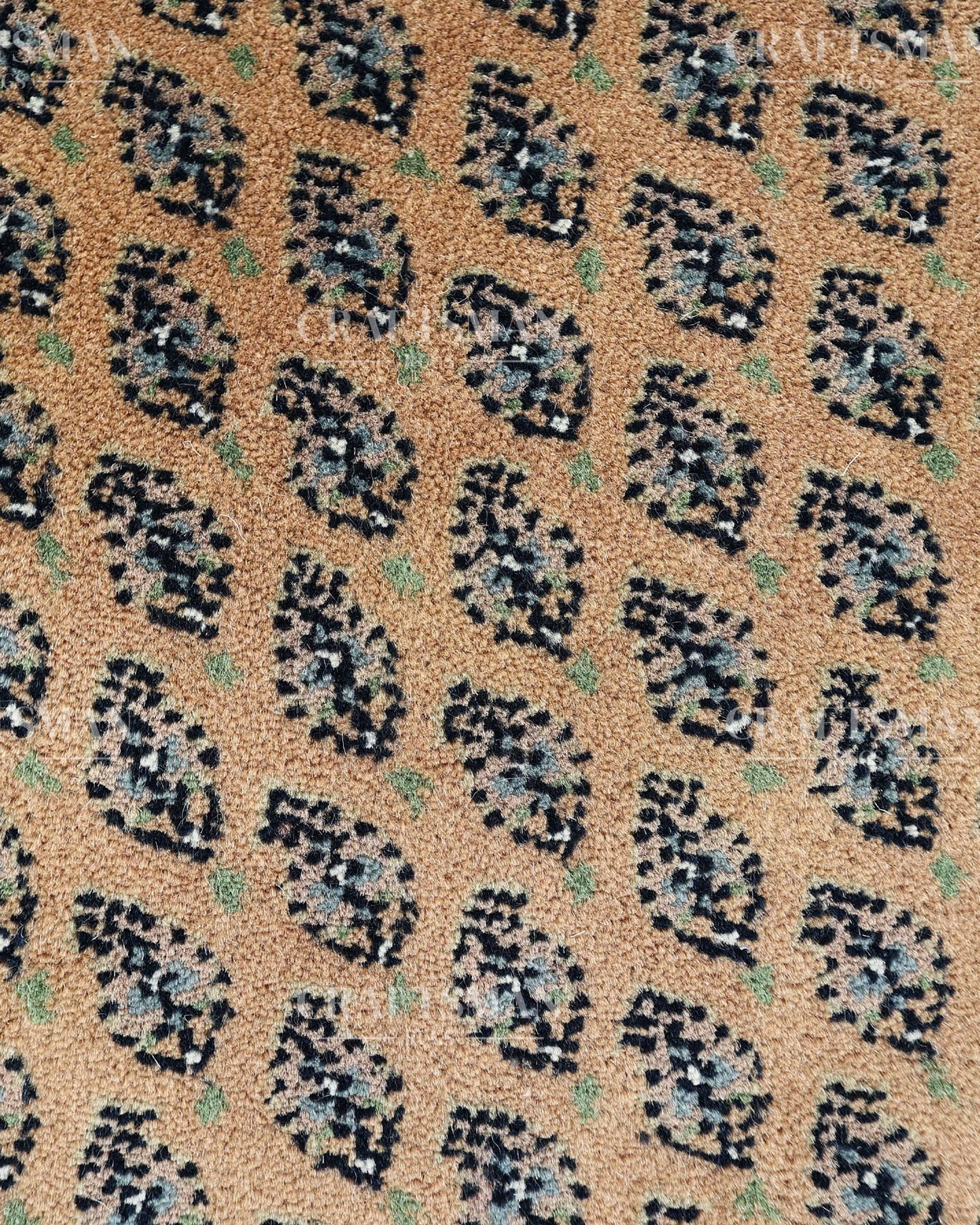 2.3x4.5 feet Vintage Hand-Knotted Wool Rug | One-of-a-Kind | Craftsman Rugs