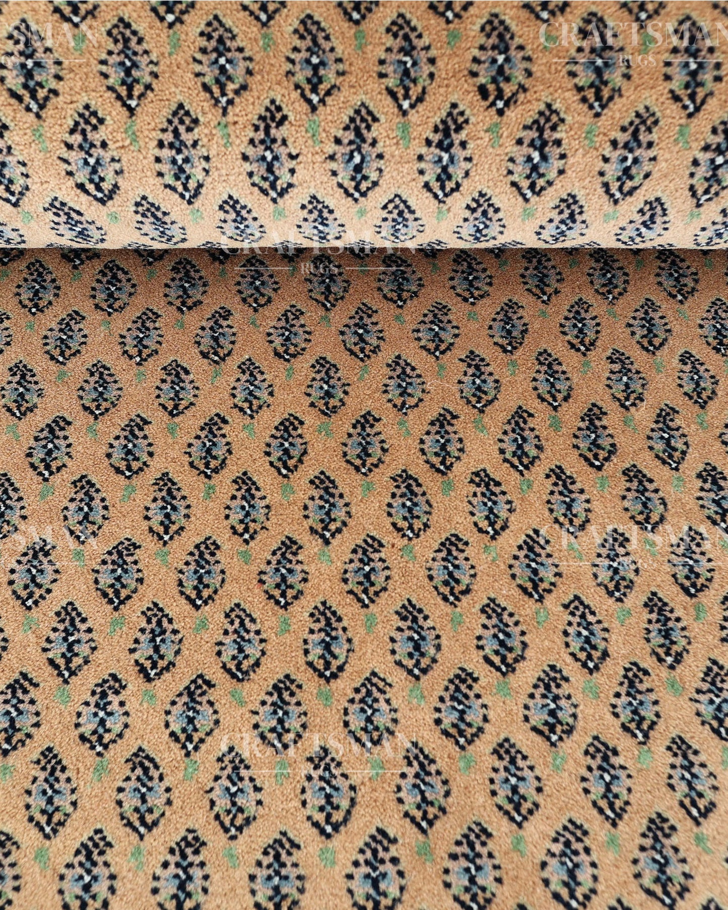 2.3x4.5 feet Vintage Hand-Knotted Wool Rug | One-of-a-Kind | Craftsman Rugs