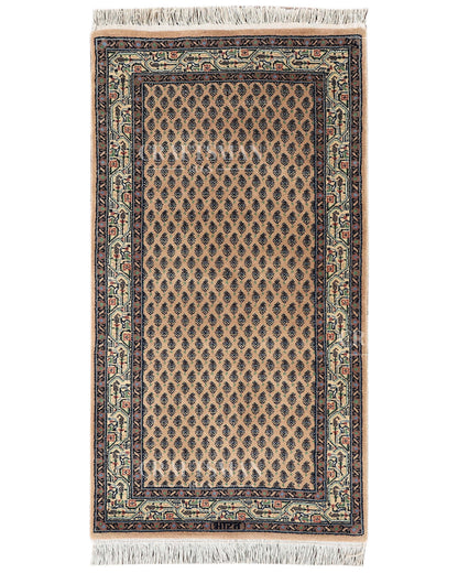 2.3x4.5 feet Vintage Hand-Knotted Wool Rug | One-of-a-Kind | Craftsman Rugs