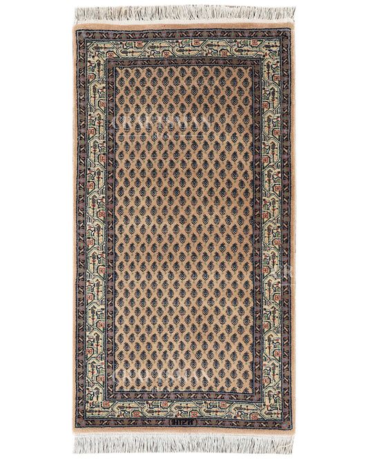 2.3x4.5 feet Vintage Hand-Knotted Wool Rug | One-of-a-Kind | Craftsman Rugs