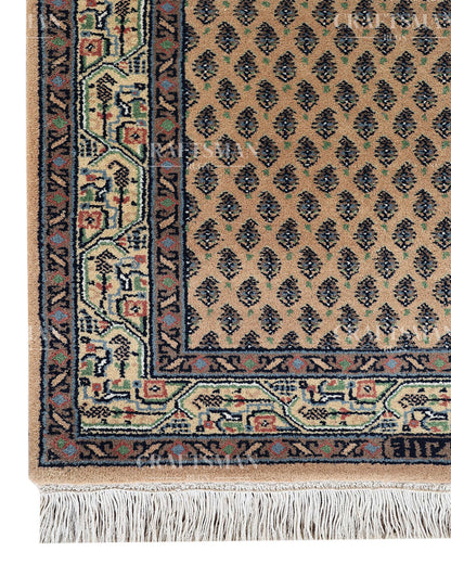 2.3x4.5 feet Vintage Hand-Knotted Wool Rug | One-of-a-Kind | Craftsman Rugs