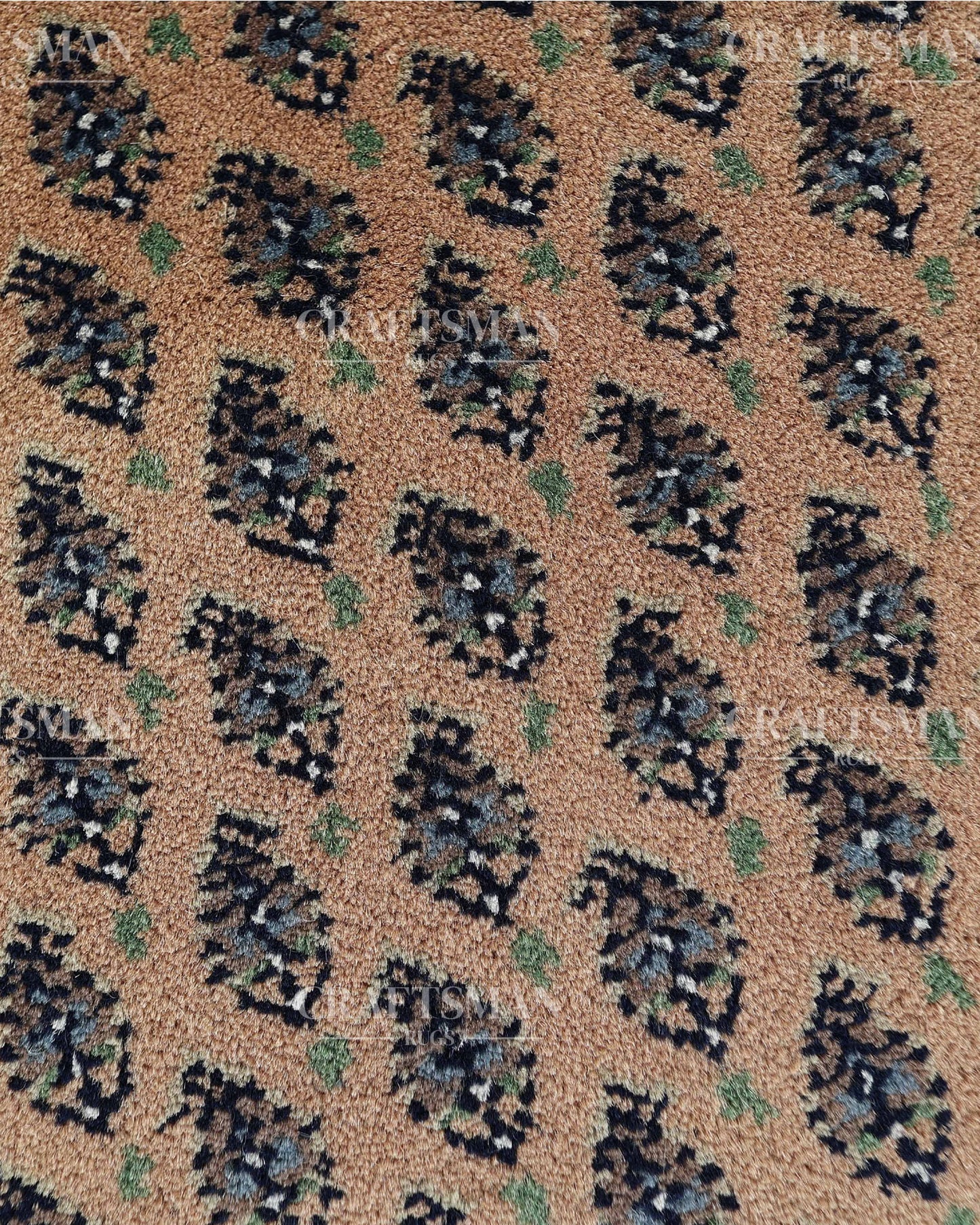 2.3x4.5 feet Vintage Hand-Knotted Wool Rug | One-of-a-Kind | Craftsman Rugs
