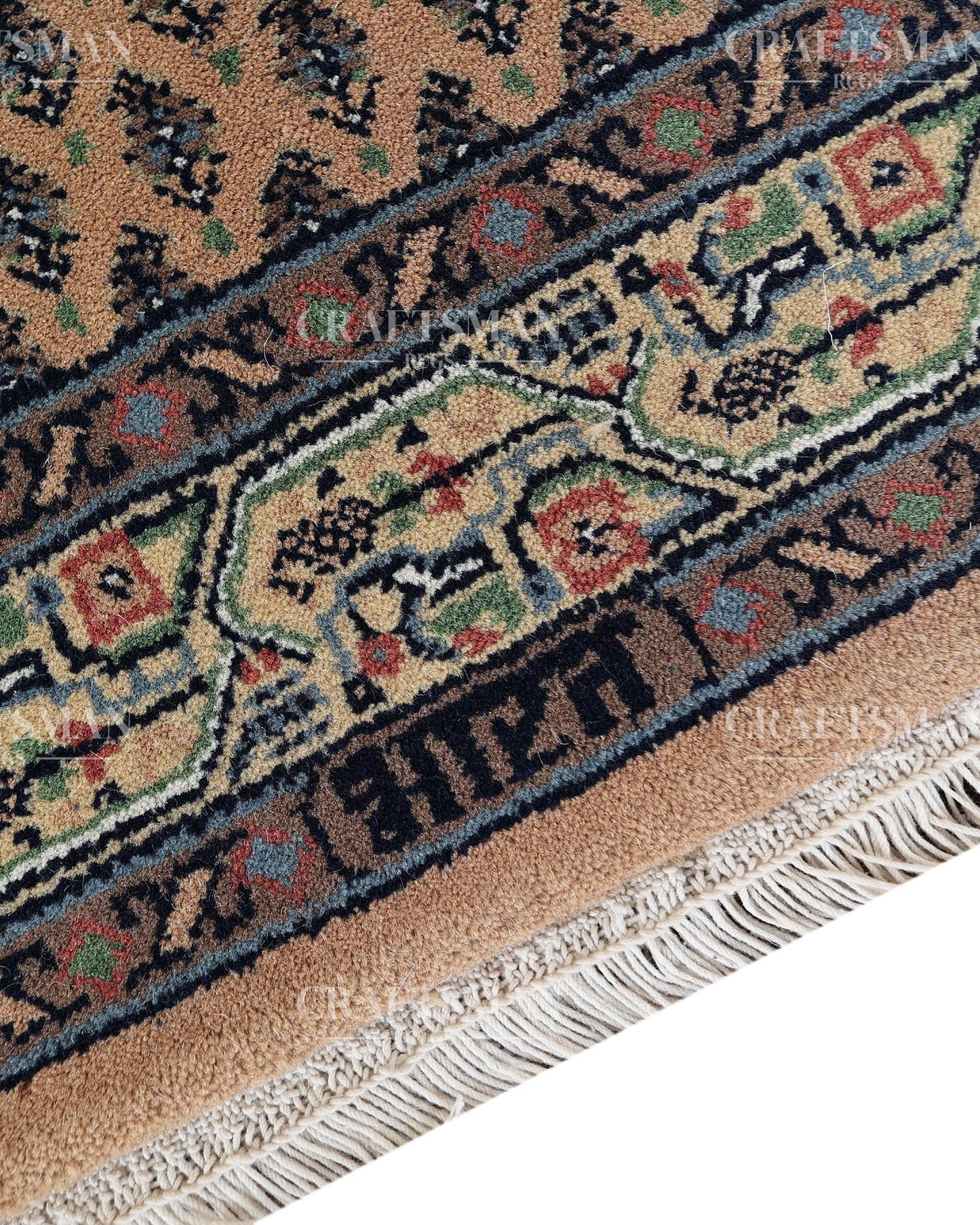 2.3x4.5 feet Vintage Hand-Knotted Wool Rug | One-of-a-Kind | Craftsman Rugs