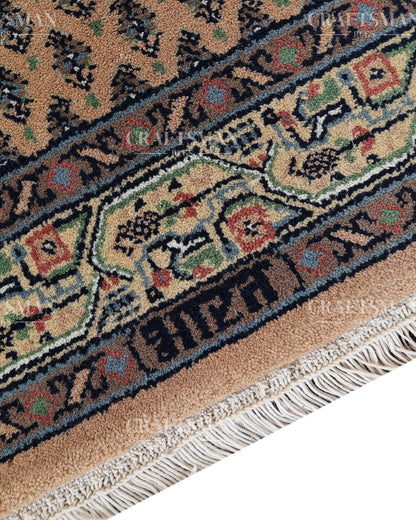 2.3x4.5 feet Vintage Hand-Knotted Wool Rug | One-of-a-Kind | Craftsman Rugs