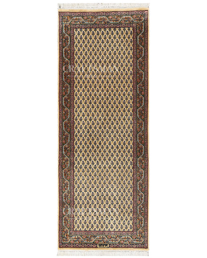 2.3x6.3 feet Vintage Hand-Knotted Wool Rug | One-of-a-Kind | Craftsman Rugs