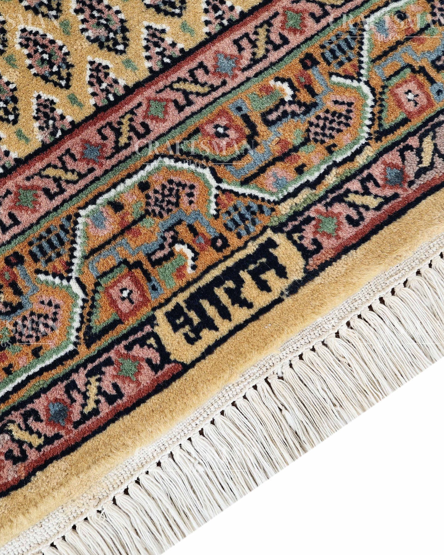 2.3x6.3 feet Vintage Hand-Knotted Wool Rug | One-of-a-Kind | Craftsman Rugs