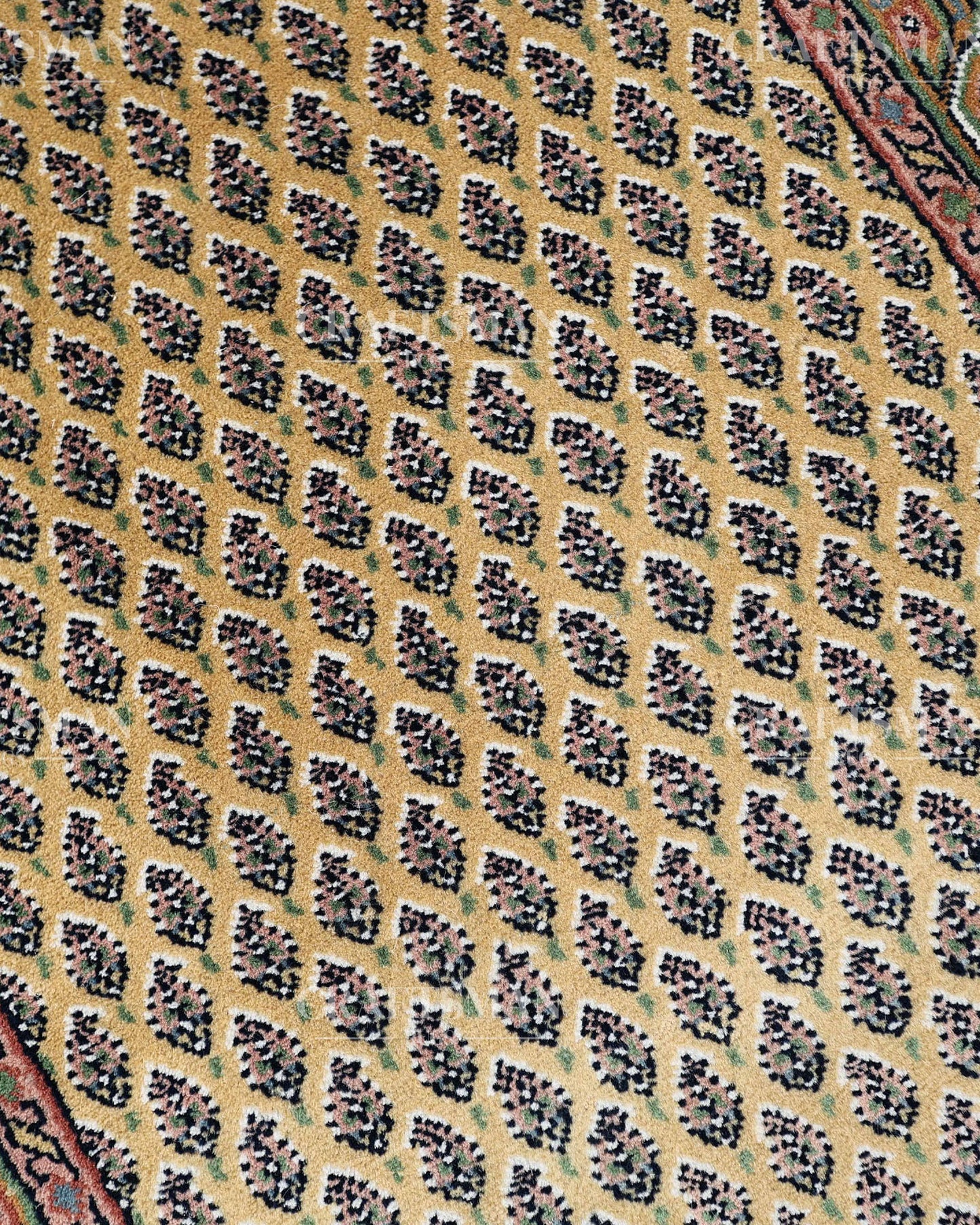 2.3x6.3 feet Vintage Hand-Knotted Wool Rug | One-of-a-Kind | Craftsman Rugs