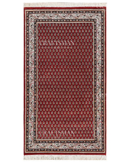 2.9x5.3 feet Vintage Hand-Knotted Wool Rug | One-of-a-Kind | Craftsman Rugs