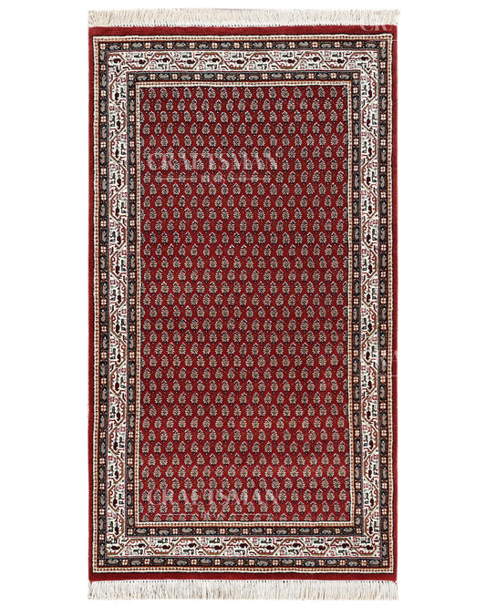 2.9x5.3 feet Vintage Hand-Knotted Wool Rug | One-of-a-Kind | Craftsman Rugs