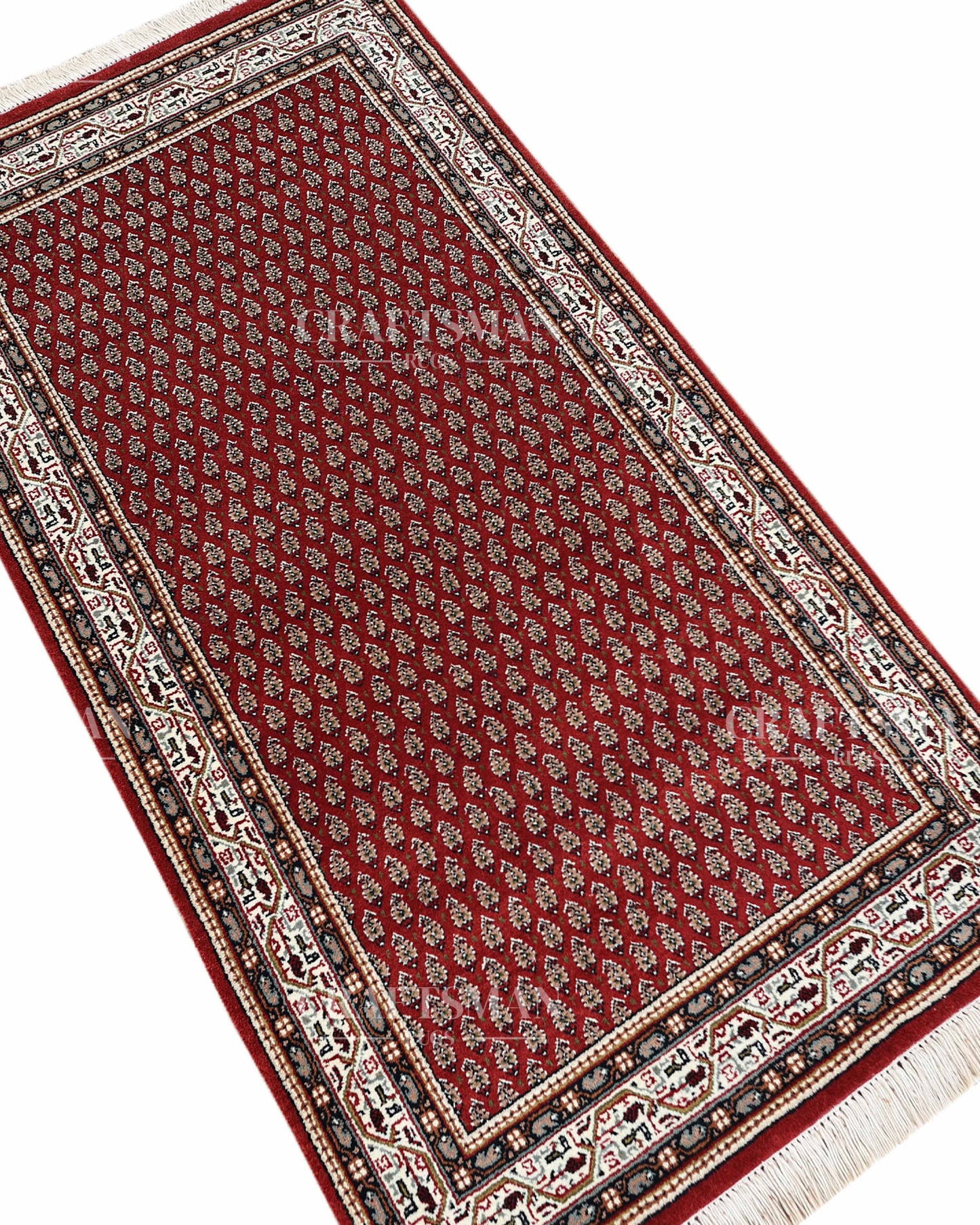 2.9x5.3 feet Vintage Hand-Knotted Wool Rug | One-of-a-Kind | Craftsman Rugs