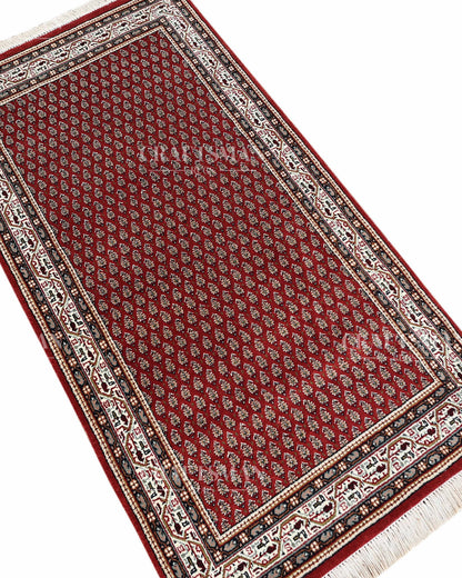 2.9x5.3 feet Vintage Hand-Knotted Wool Rug | One-of-a-Kind | Craftsman Rugs