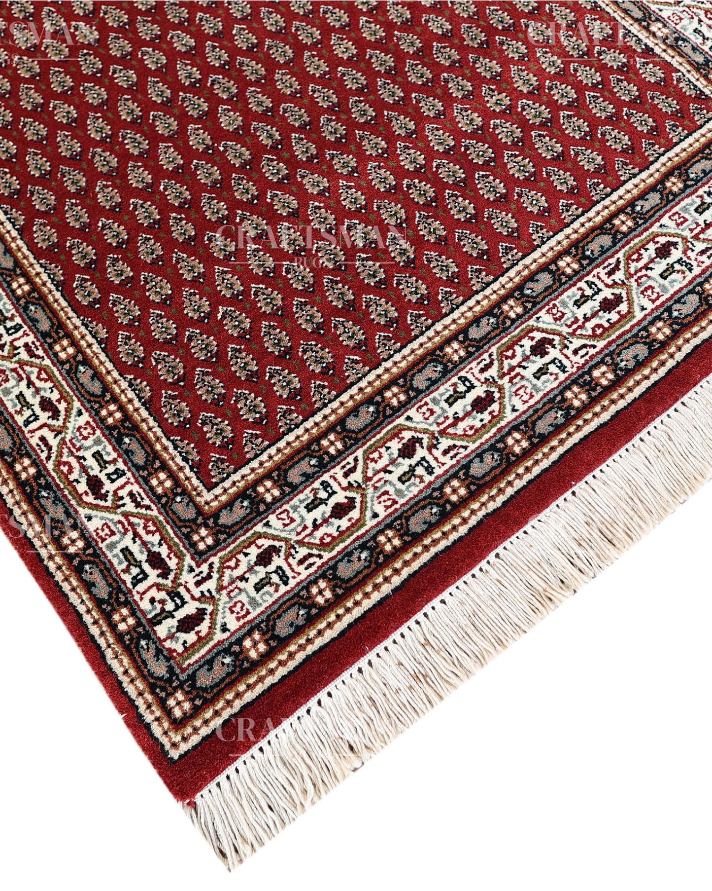 2.9x5.3 feet Vintage Hand-Knotted Wool Rug | One-of-a-Kind | Craftsman Rugs