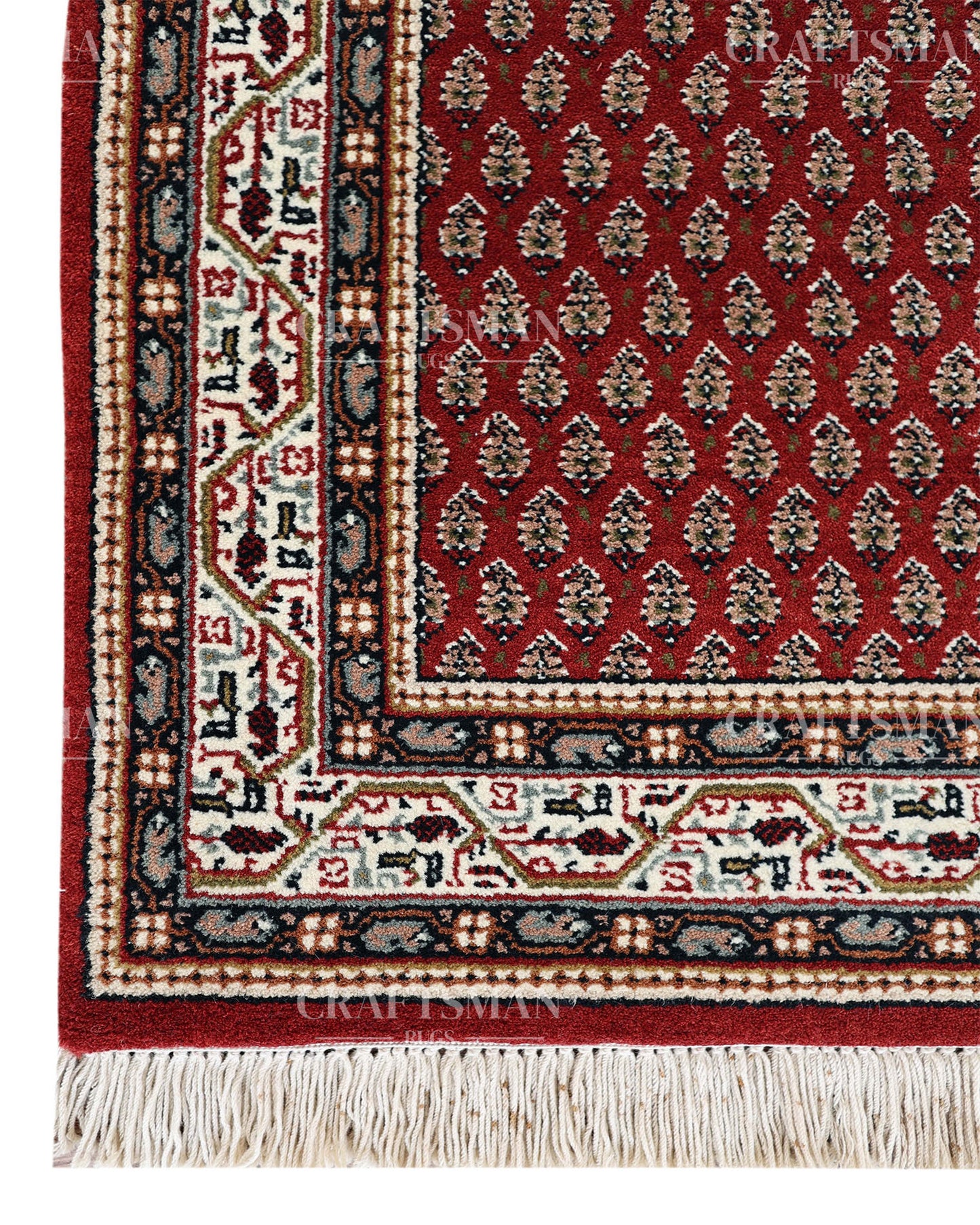 2.9x5.3 feet Vintage Hand-Knotted Wool Rug | One-of-a-Kind | Craftsman Rugs