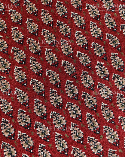 2.9x5.3 feet Vintage Hand-Knotted Wool Rug | One-of-a-Kind | Craftsman Rugs