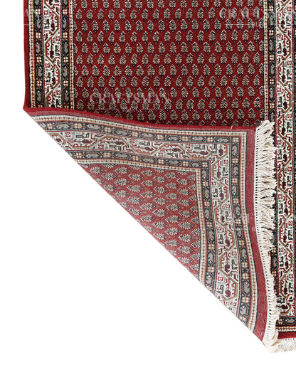 2.9x5.3 feet Vintage Hand-Knotted Wool Rug | One-of-a-Kind | Craftsman Rugs