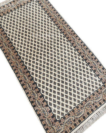 2.3x4.6 feet Vintage Hand-Knotted Wool Rug | One-of-a-Kind | Craftsman Rugs