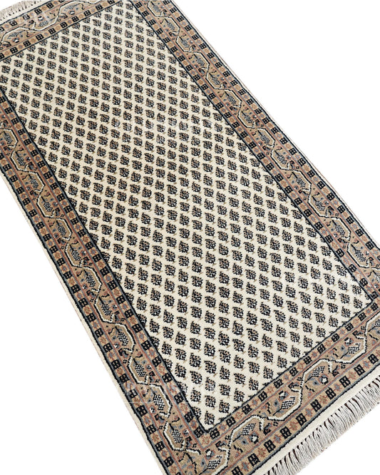 2.3x4.6 feet Vintage Hand-Knotted Wool Rug | One-of-a-Kind | Craftsman Rugs
