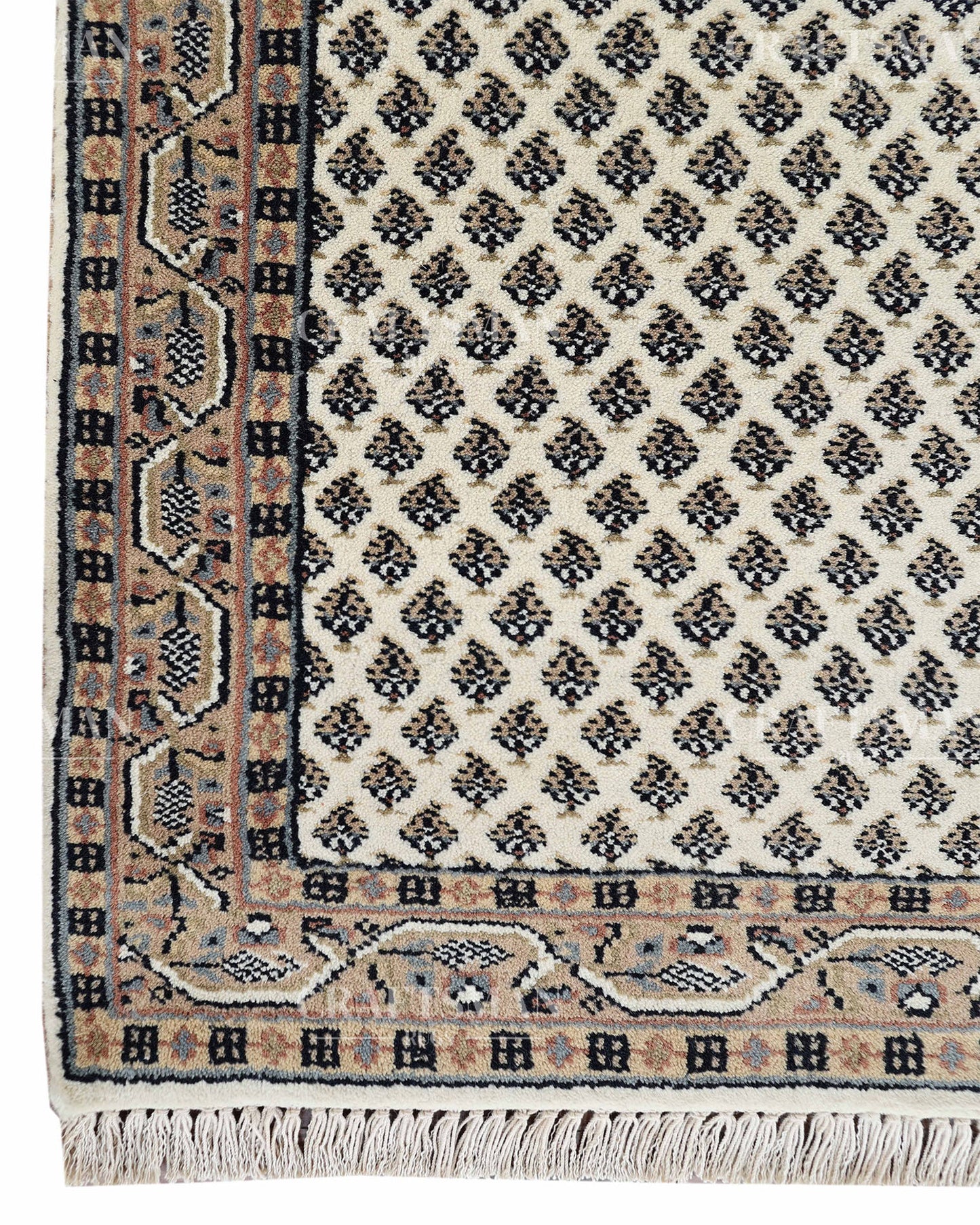 2.3x4.6 feet Vintage Hand-Knotted Wool Rug | One-of-a-Kind | Craftsman Rugs