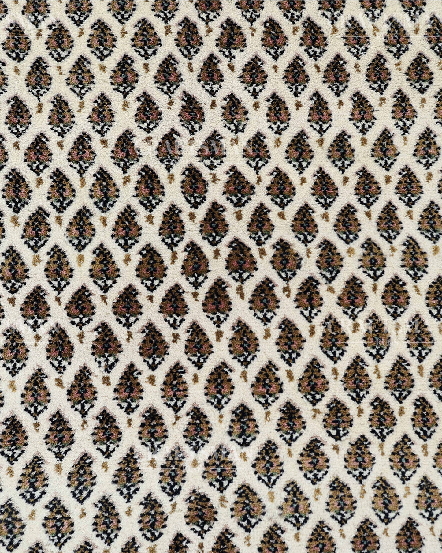 4.0x5.6 feet Vintage Hand-Knotted Wool Rug | One-of-a-Kind | Craftsman Rugs