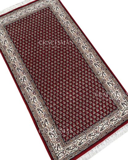 2.5x4.6 feet Vintage Hand-Knotted Wool Rug | One-of-a-Kind | Craftsman Rugs