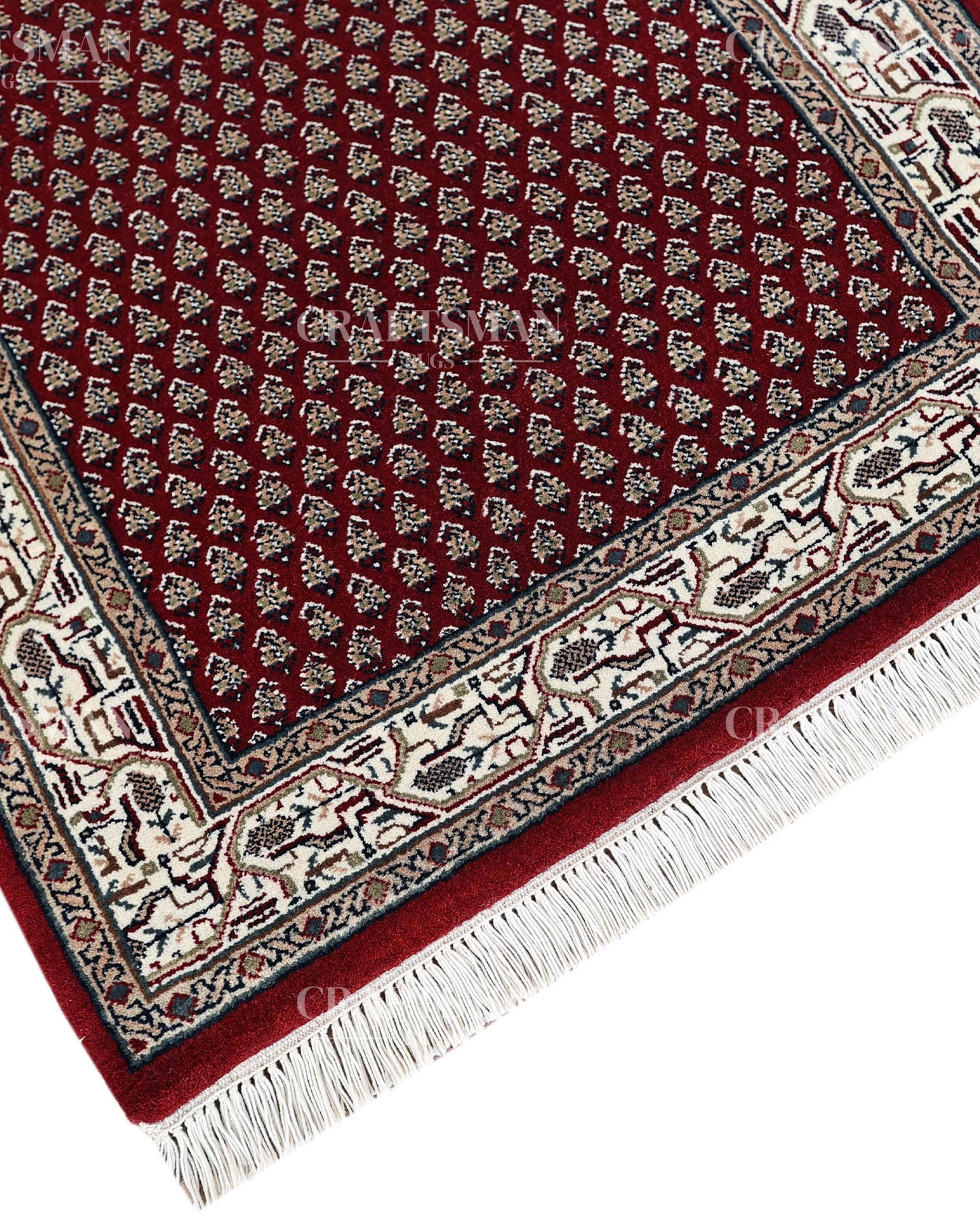 2.5x4.6 feet Vintage Hand-Knotted Wool Rug | One-of-a-Kind | Craftsman Rugs