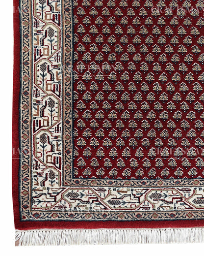 2.5x4.6 feet Vintage Hand-Knotted Wool Rug | One-of-a-Kind | Craftsman Rugs