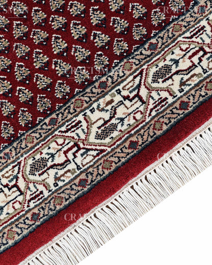 2.5x4.6 feet Vintage Hand-Knotted Wool Rug | One-of-a-Kind | Craftsman Rugs