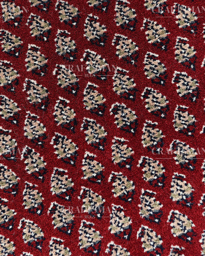 2.5x4.6 feet Vintage Hand-Knotted Wool Rug | One-of-a-Kind | Craftsman Rugs