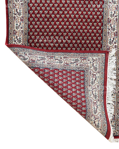 2.5x4.6 feet Vintage Hand-Knotted Wool Rug | One-of-a-Kind | Craftsman Rugs